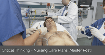 critical thinking map nursing examples
