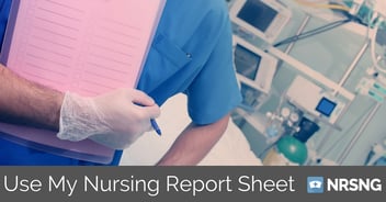 nursing report sheet cardiac