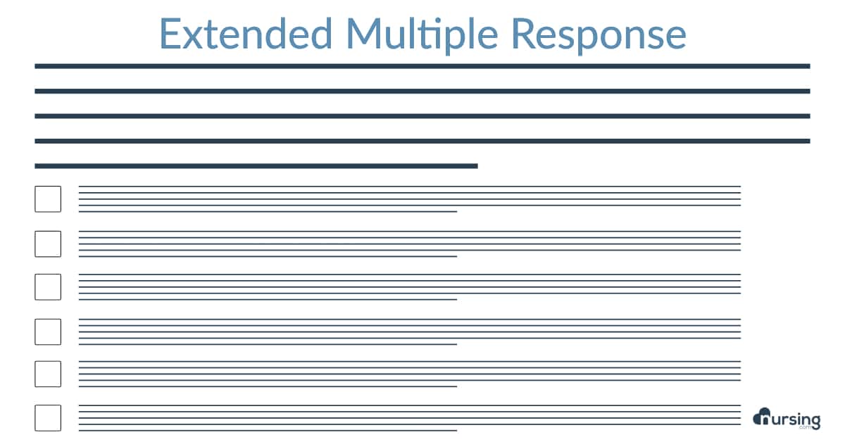 extended multiple response nclex questions