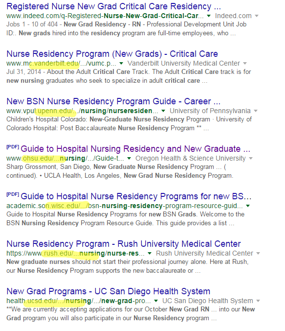 new nurse icu residency job